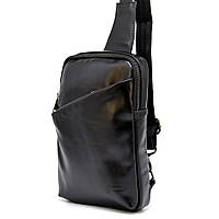 Кожаный рюкзак слинг мужской на одну шлейку GA-0204-3md TARWA