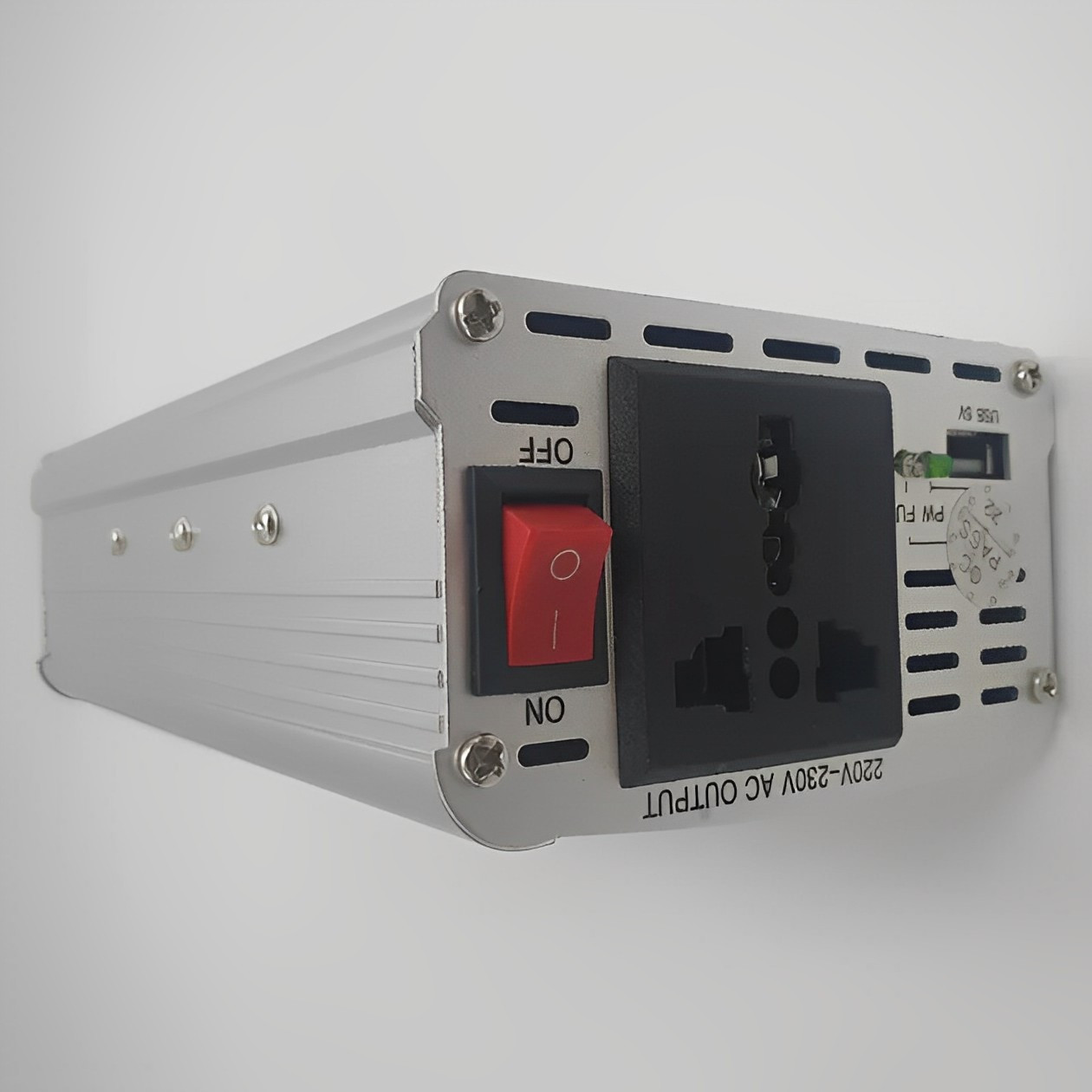 Автомобильный частотный преобразователь напряжения из 12В в 220В, гибридный инвертор со световыми индикаторами - фото 5 - id-p2006653669