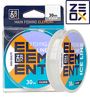 Леска ZEOX Element Ice Line Clear 30м 0.104мм