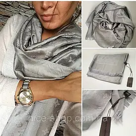 Палантин Louis Vuitton сталевий
