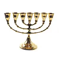 Великий бронзовий свічник на 7 свічок