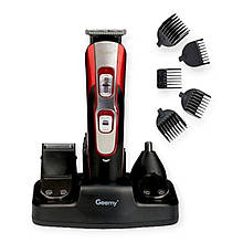 Машинка для стрижки волосся + тример Geemy GM-592 10 в 1 акумуляторна
