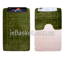 Комплект килимків для ванної "Green point"