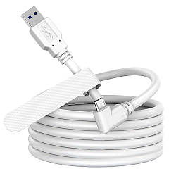 Кабель USB 3.2 - type С, 5 метрів, кабель Oculus Link для Oculus Quest / Oculus Quest 2, білий