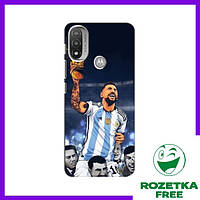 Чехол с картинкой для Motorola MOTO E20 (Messi)