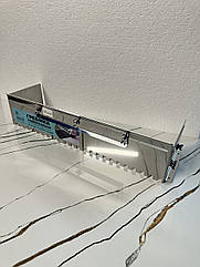 Гребінка-трансформер для укладання плитки зуб 12х12ММ, нержавіюча сталь