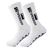 Футбольные тренировочные носки Tapedesign противоскользящие Anti-Slip розмір 39-45, белые