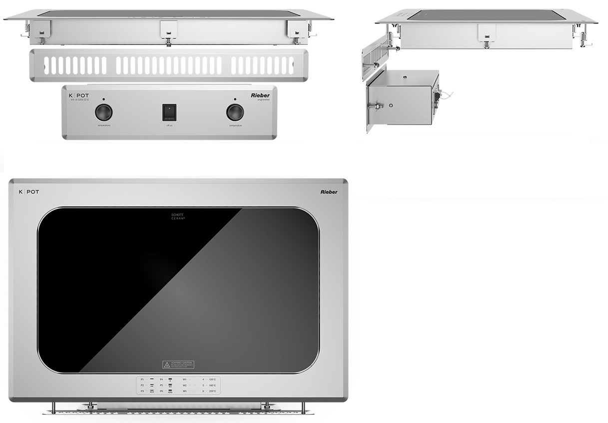 Поверхня теплова Rieber K-POT-built-in-1/1ck-2200 2Z