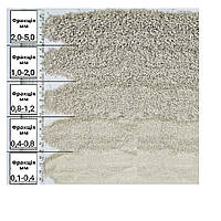 Кварцовий пісок для піскострую, басейну та акваріума. Фракція 0.8-1.2 мм