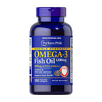 Рыбий жир омега-3 Puritan's Pride Omega-3 Fish Oil 1200 mg double strength 180 softgels