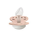 Соска пустушка BIBS Infinity Silicone Anatomical 6-18міс (анатомічна) – Blush GLOW (світиться в темряві), фото 2
