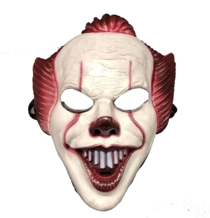 Маска Пеннівайза з фільму Воно Карнавальна маска Білий (KG-11392), фото 1