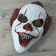 Маска Пеннівайза з фільму Воно Карнавальна маска Білий (KG-11392), фото 3