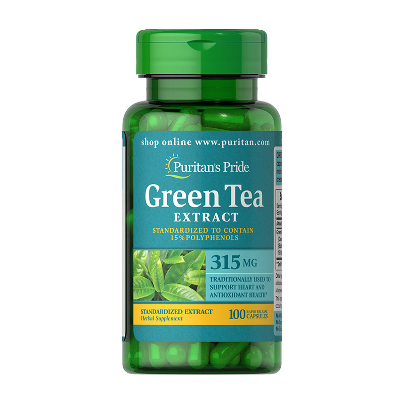 Екстракт зеленого чаю Puritan's Pride Green Tea Extract 100 caps