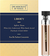 Парфюмированная вода The Merchant of Venice Liberty для мужчин и женщин - edp 2 ml vial