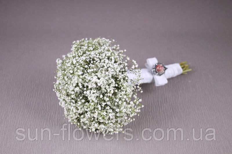 Весільний букет із гіпсофіли, фото 1