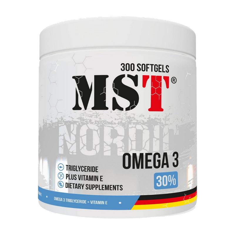 Омега-3 MST Omega 3 Nordic 300 sgels