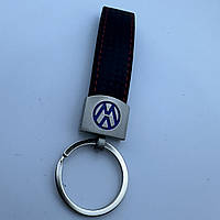 Брелок для ключів екошкіра з логотипом VW Volkswagen Фольксваген