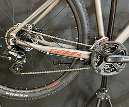 Велосипед Crosser Solo 29 (19) 3*8 Hidraulic Shimano Altus+Suntour+Logan, фото 5