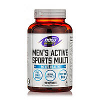 Вітаміни для чоловіків Now Foods Men's Active Sports Multi 90 softgels