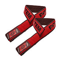 Кістьові ремені (лямки) Power System Duplex Lifting Straps Black-Red