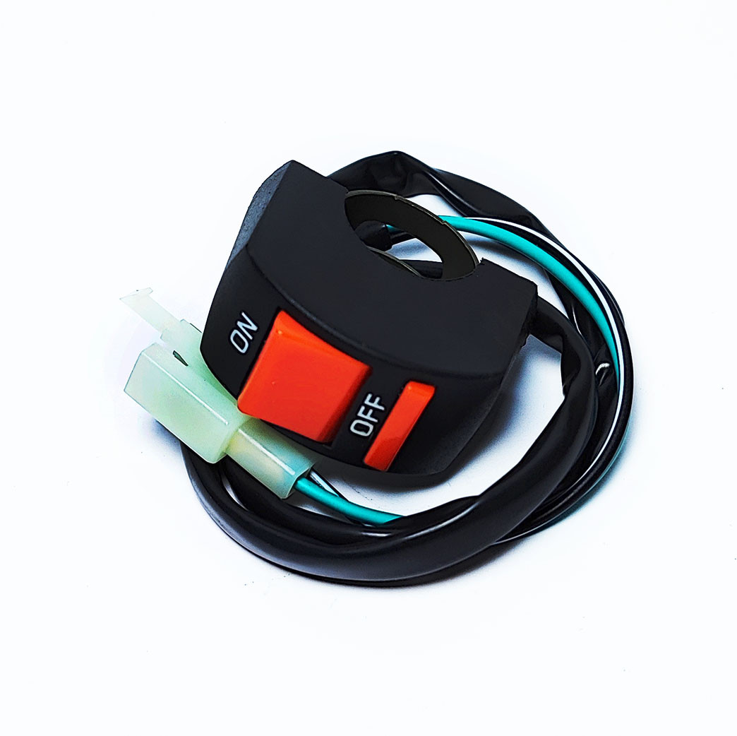 Вимикач на кермо квадроцикла мотоцикла 2 контакти, фото 1