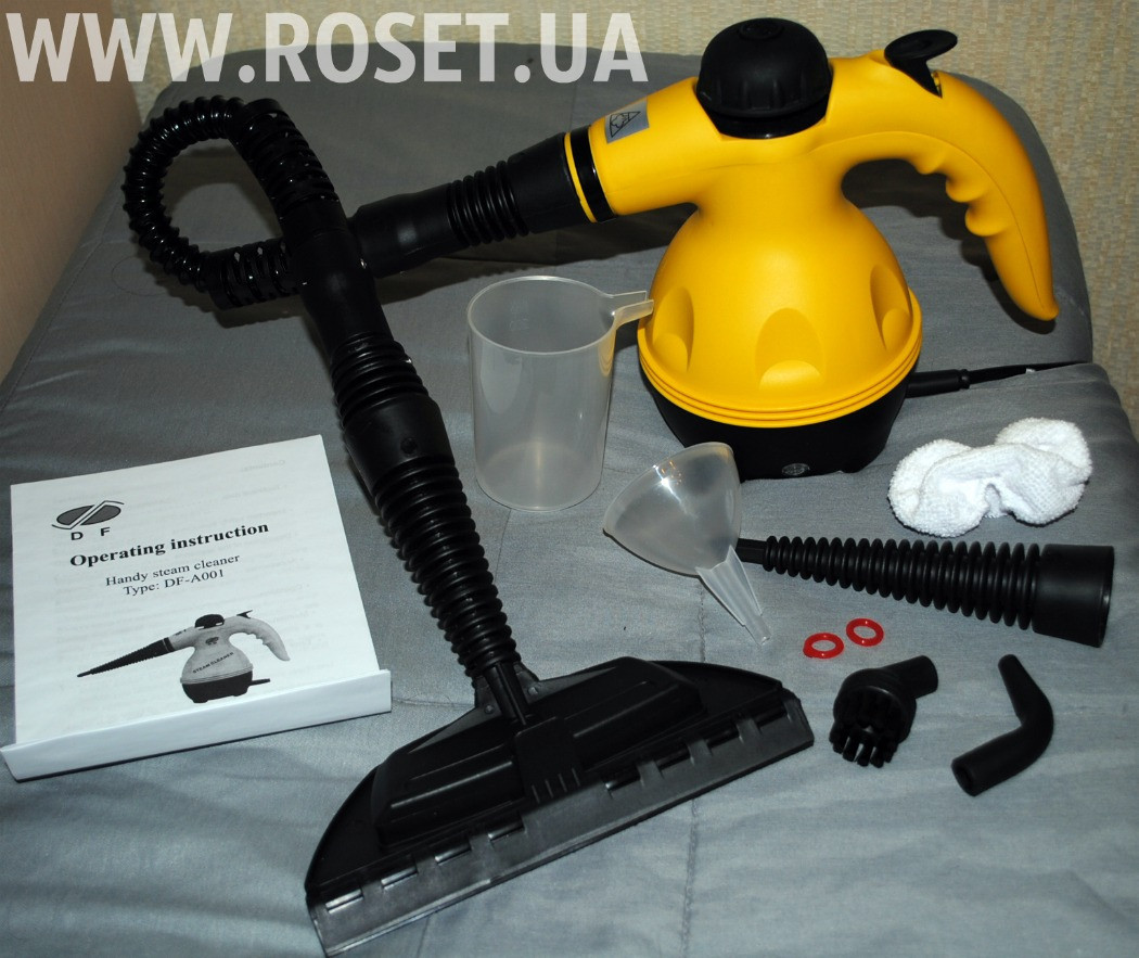 Відпарювач з функцією пароочисника Steam Cleaner DF-A001, фото 1