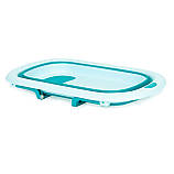 Дитяча ванночка для купання блакитна складна зі зливом ECOTOYS HA-B37 BLUE, фото 3