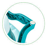 Дитяча ванночка для купання блакитна складна зі зливом ECOTOYS HA-B37 BLUE, фото 6