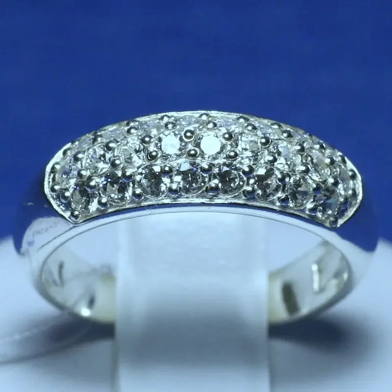 Серебряное кольцо Шик с фианитами 4704-р - фото 1 - id-p181302341
