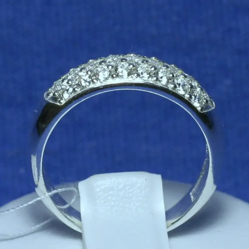 Серебряное кольцо Шик с фианитами 4704-р - фото 2 - id-p181302341