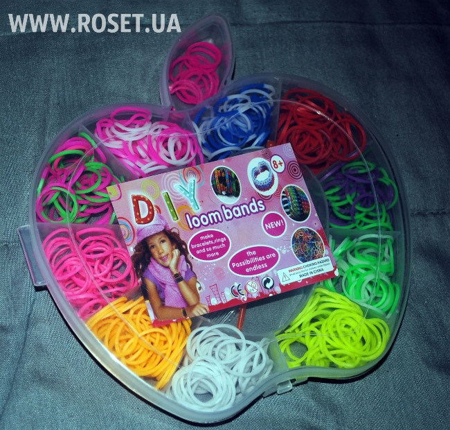 Набір Гумок для Плетіння Rainbow Loom Bands "Яблучко"