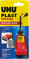 Клей UHU для пластику Plast Spezial з наконечником-голкою - 30г./34мл