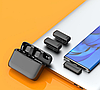 Бездротовий петличний мікрофон з адаптером та кейсом Lightning, для iPhonte, iPad, Shisuo S16, фото 9