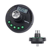 Цифровий динамометричний адаптер TOPTUL + шкала довороту 1/2" 6.8-135 Нм DTA-135A4