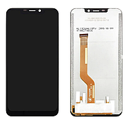 Дисплей (екран) для Oukitel C12 Pro + тачскрин, чорний