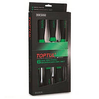 Набір ударних викруток TOPTUL (з шестигранником) 6 од. GAAE0605
