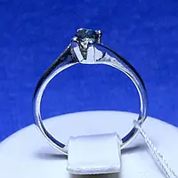 Серебряное кольцо с цветным фианитом кс 72м топ