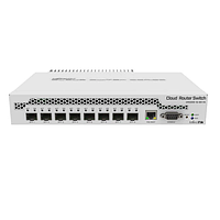 8-портовый PoE коммутатор MikroTik CRS309-1G-8S+IN управляемый