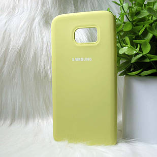 Силіконовий чохол Original Silicone Case Samsung G935/S7 Edge 2018 Green (зелений)