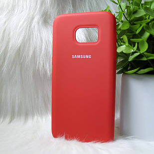 Силіконовий чохол Original Silicone Case Samsung G935 / S7 Edge 2018 Red (червоний)