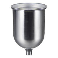 Бачок металевий для фарбопульта 600 мл (внутрішня різь) AUARITA PPC-600GLD