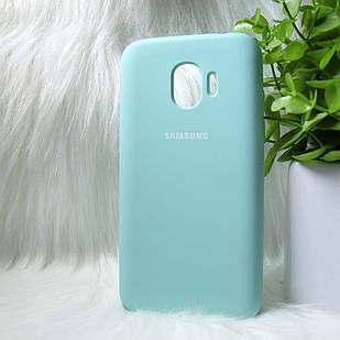 Силіконовий чохол Original Silicone Case Samsung J250/J2 Pro 2018 Turquoise (бірюзовий)