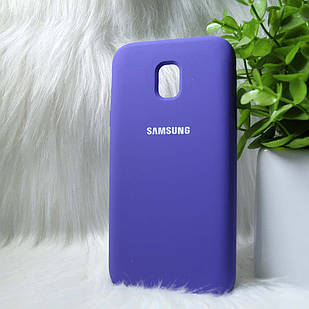 Силіконовий чохол Original Silicone Case Samsung J330 / J3 2017 Violet (синій)