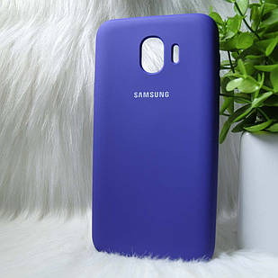 Силіконовий чохол Original Silicone Case Samsung J400/J4 2018 Violet (синій)