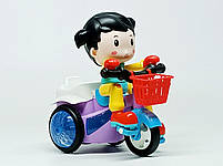 Іграшка Shantou Музичний велосипед "Stunt tricycle" з дівчинкою 3115-2, фото 2