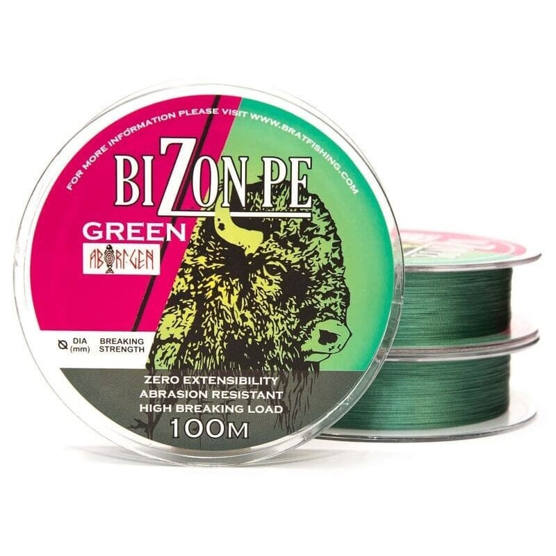 Шнур Рибальський BratFishing Bizon Green