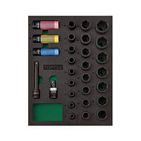 Набір головок ударних 1/2" 29ед. (в ложементі) TOPTUL GVB2906