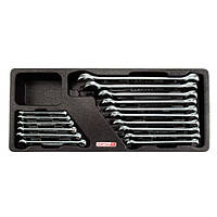 Набір ключів комбінованих 6-24 мм 16 од. (в ложементі) TOPTUL GAAT1604