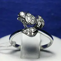 Серебряное кольцо Роза 71774
